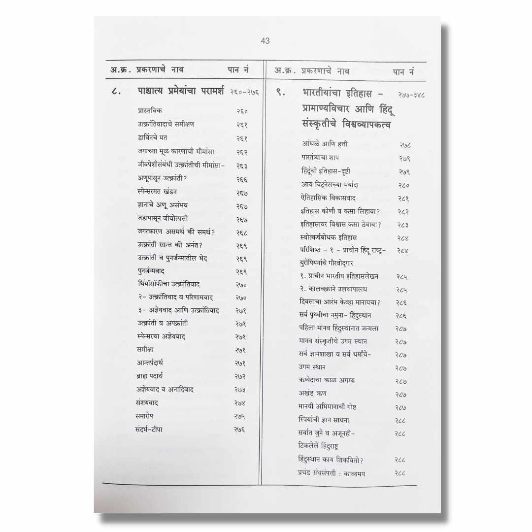 गुलाबराव महाराजांची विचार संपदा - Gulabrao Maharajanchi VicharSampada Marathi Book By Doctor Krushna Ghatate डॉ कृष्ण घटाटे Index अनुक्रमणिका 9